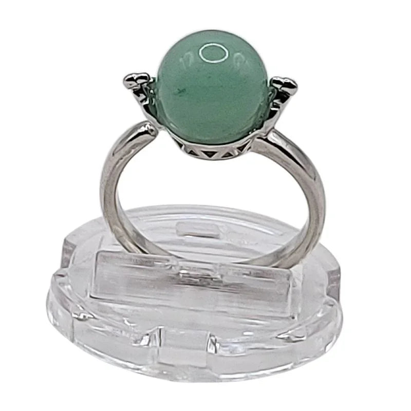Bague Sphère en Aventurine - Qualité A