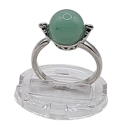 Bague Sphère en Aventurine - Qualité A