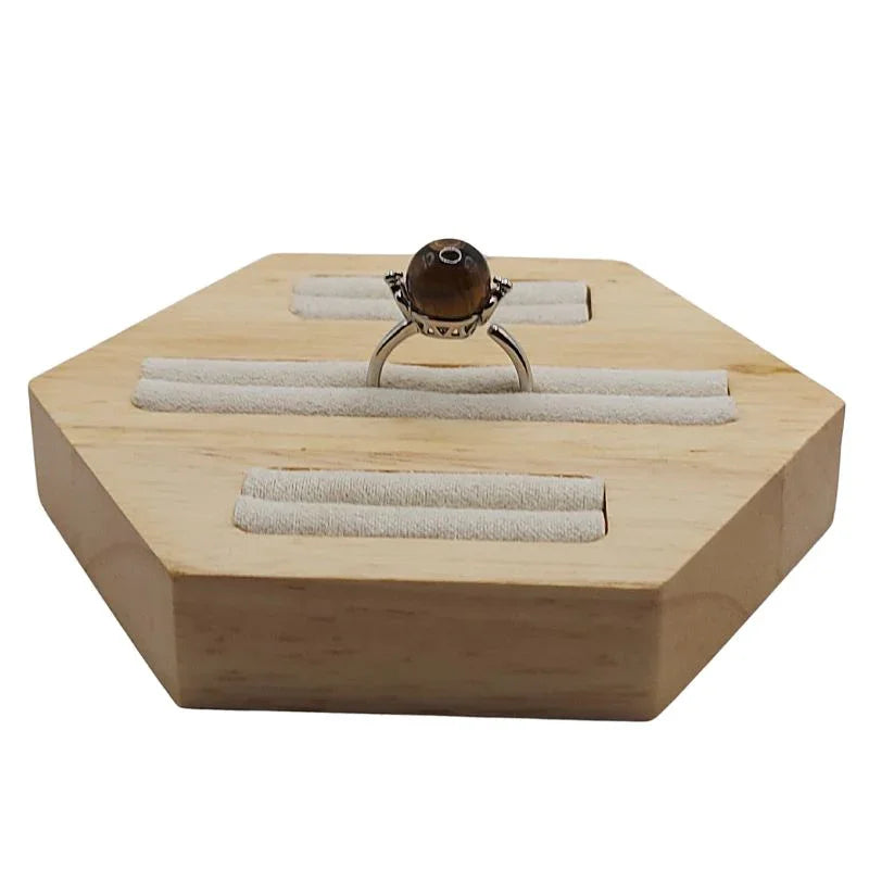 Bague Sphère en Oeil de tigre - Qualité A