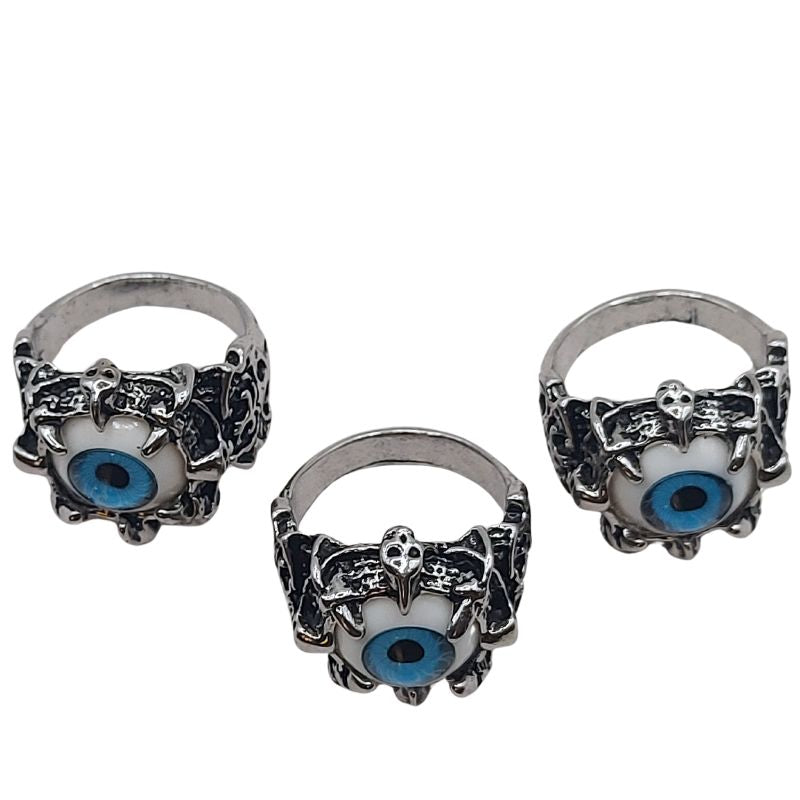 Bague Halloween - Yeux Bleu