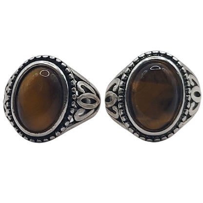 Bague Naren Mixte - Œil de Tigre