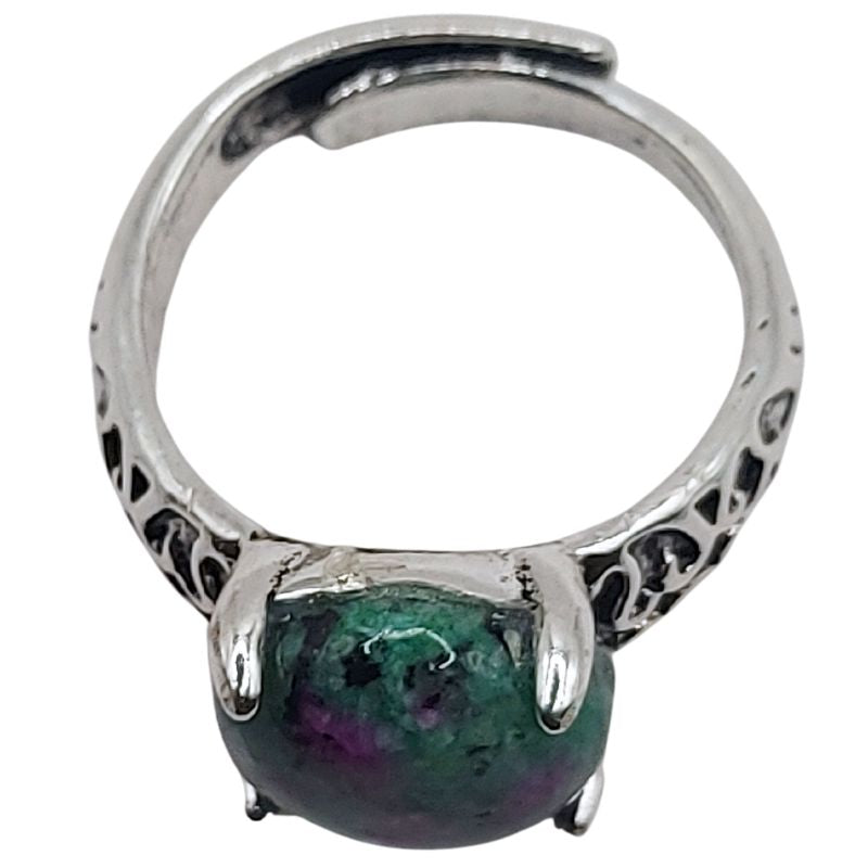 Bague Naren Mixte - Rubis Zoïsite