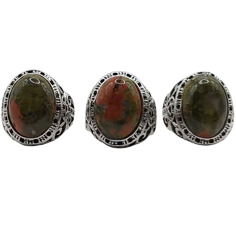 Bague Naren Mixte - Unakite