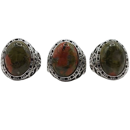 Bague Naren Mixte - Unakite