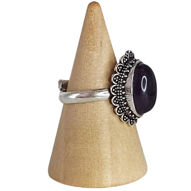 Bague avec améthyste