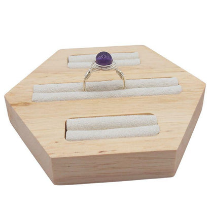 Bague en Pierre Naturelle - Améthyste - Litho Natura