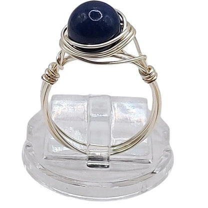 Bague en Pierre Naturelle - Lapis Lazuli - Litho Natura