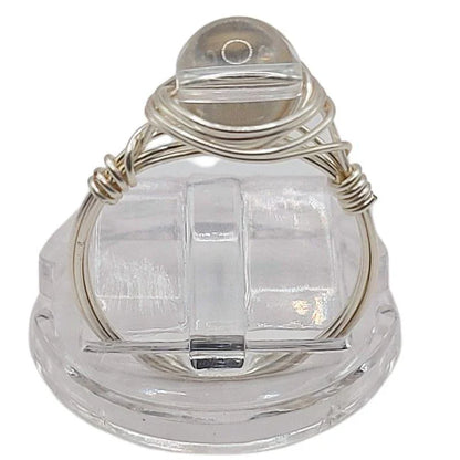 Bague en Pierre Naturelle - Cristal de Roche - Litho Natura