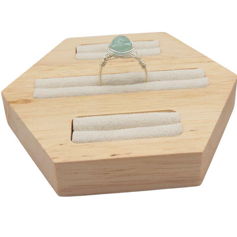 Bague en Pierre Naturelle - Fluorite - Litho Natura