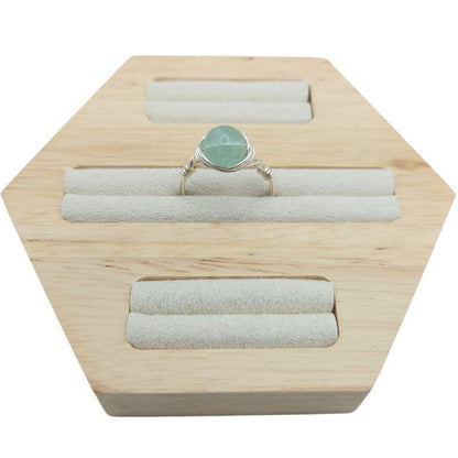 Bague en Pierre Naturelle - Fluorite - Litho Natura