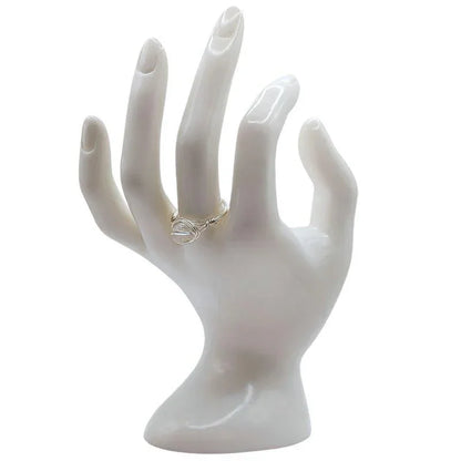 Bague en Pierre Naturelle - Cristal de Roche - Litho Natura