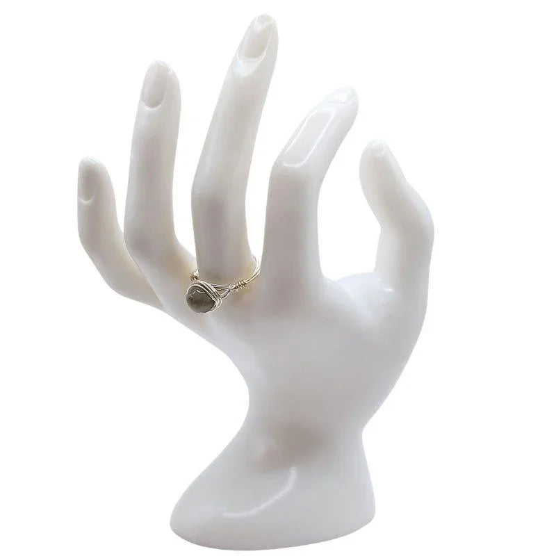 Bague en Pierre Naturelle - Labradorite - Litho Natura