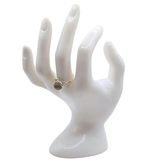 Bague en Pierre Naturelle - Labradorite - Litho Natura