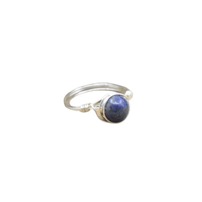 Bague en Pierre Naturelle - Lapis Lazuli - Litho Natura