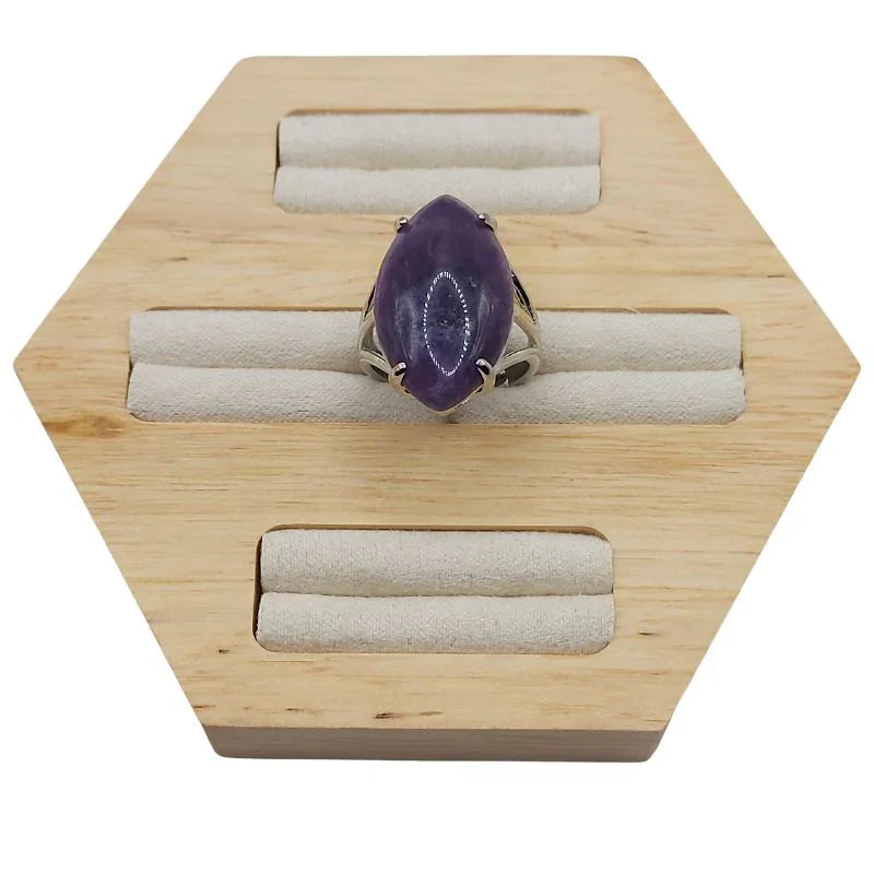 Bague marquise en Améthyste - Qualité A