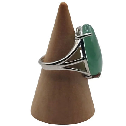 Bague marquise en Aventurine Verte - Qualité A