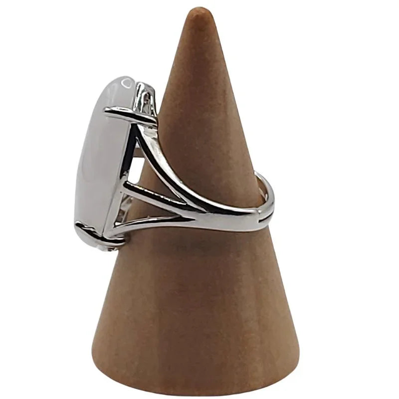 Bague marquise en Cristal de roche - Qualité A