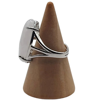 Bague marquise en Cristal de roche - Qualité A