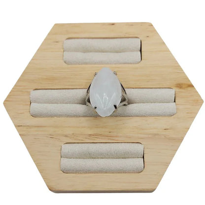 Bague marquise en Cristal de roche - Qualité A