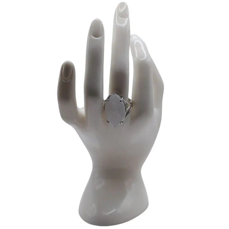 Bague marquise en Cristal de roche - Qualité A