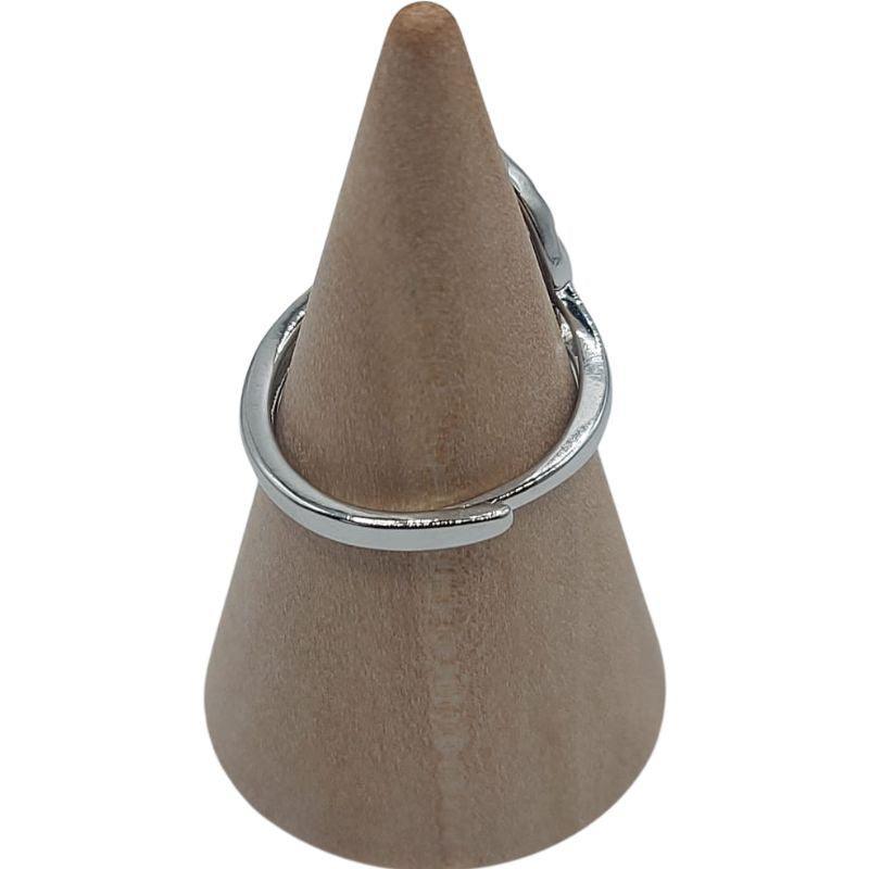 Bague Ovale Pierre Obsidienne - Litho Natura