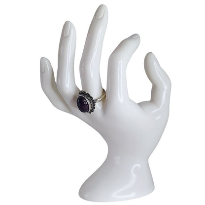 Bague avec améthyste