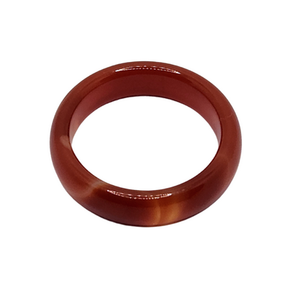 💍 Bague en Agate Orange – Rayonnement & Créativité ☀️