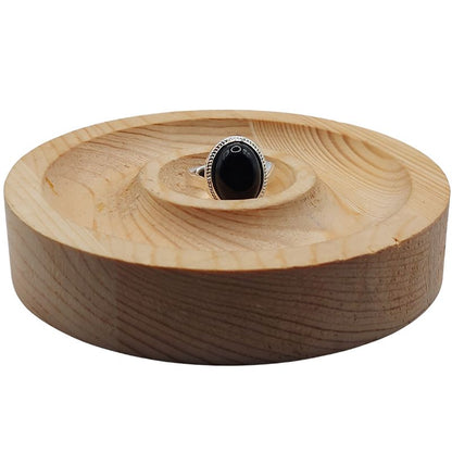 Bague en Argent Mixte - Onyx Noir