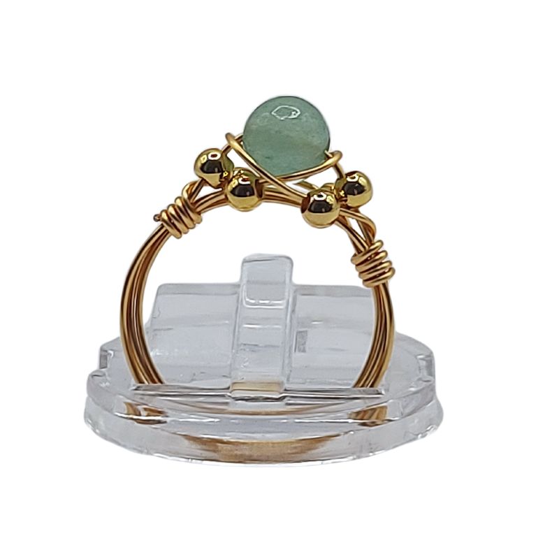 Bague en Aventurine - Style Bohème