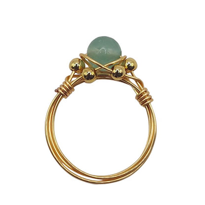 Bague en Aventurine - Style Bohème