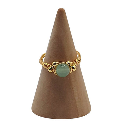 Bague en Aventurine - Style Bohème