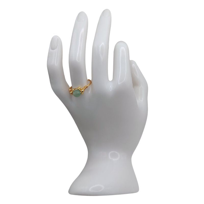 Bague en Aventurine - Style Bohème