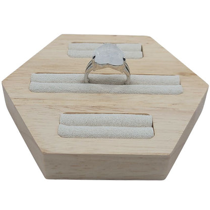 Bague en Cœur Ajustable - Cristal de Roche