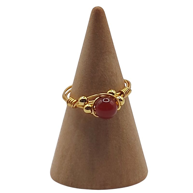 Bague en Cornaline - Style Bohème