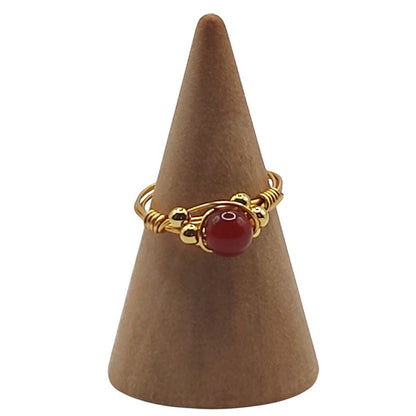 Bague en Cornaline - Style Bohème