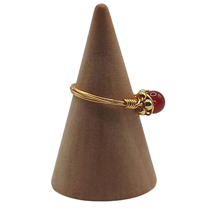 Bague en Cornaline - Style Bohème