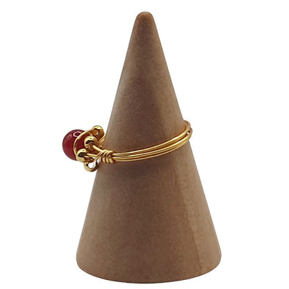 Bague en Cornaline - Style Bohème