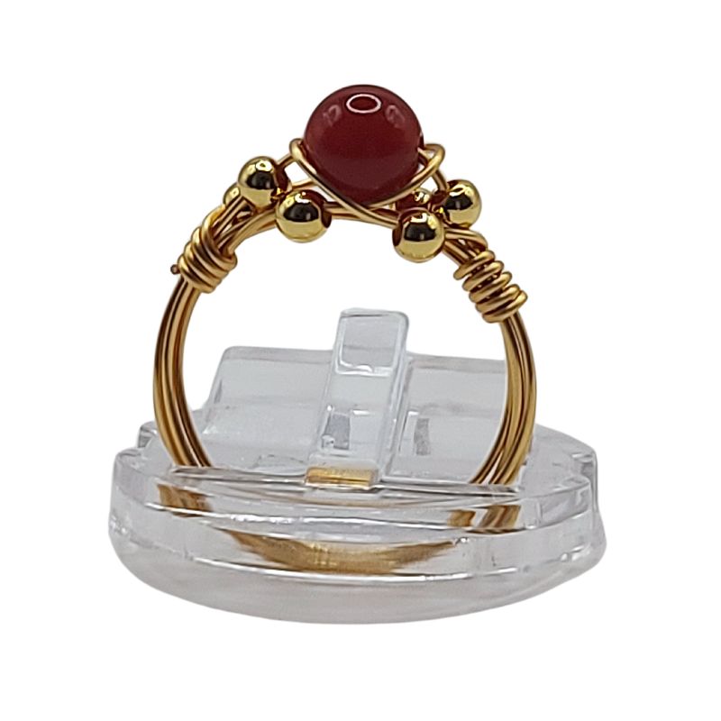 Bague en Cornaline - Style Bohème