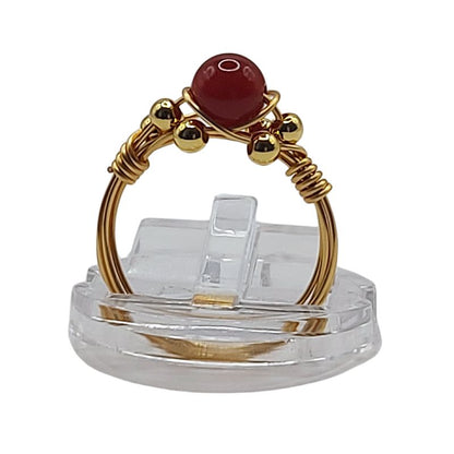 Bague en Cornaline - Style Bohème