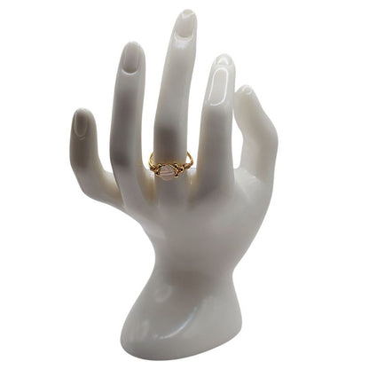 Bague en Quartz Rose - Style Bohème