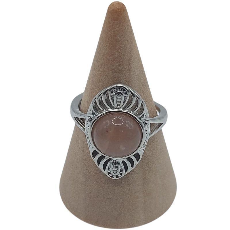 Bague Ovale Pierre de Lune - Litho Natura