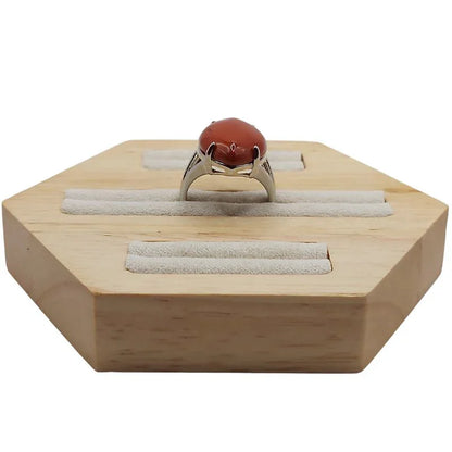 Bague marquise en Jaspe Rouge - Qualité A