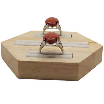 Bague marquise en Jaspe Rouge - Qualité A