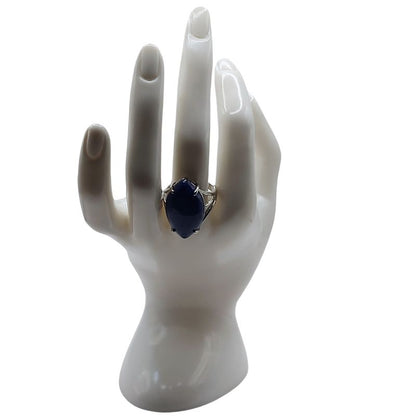 Bague marquise en Lapis Lazuli - Qualité A