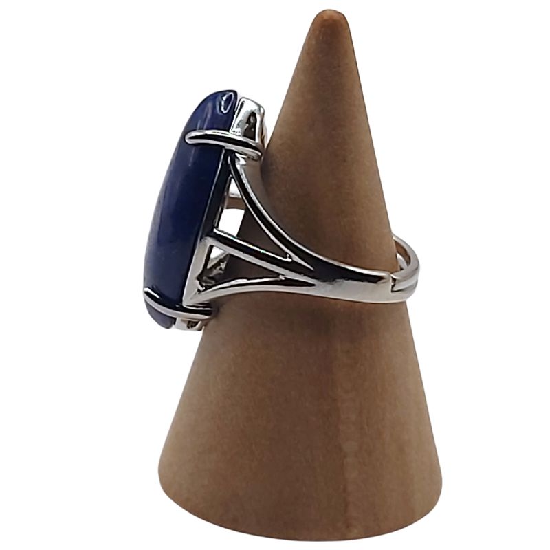 Bague marquise en Lapis Lazuli - Qualité A