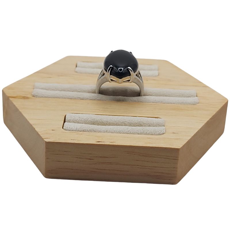 Bague marquise en Onyx Noir - Qualité A