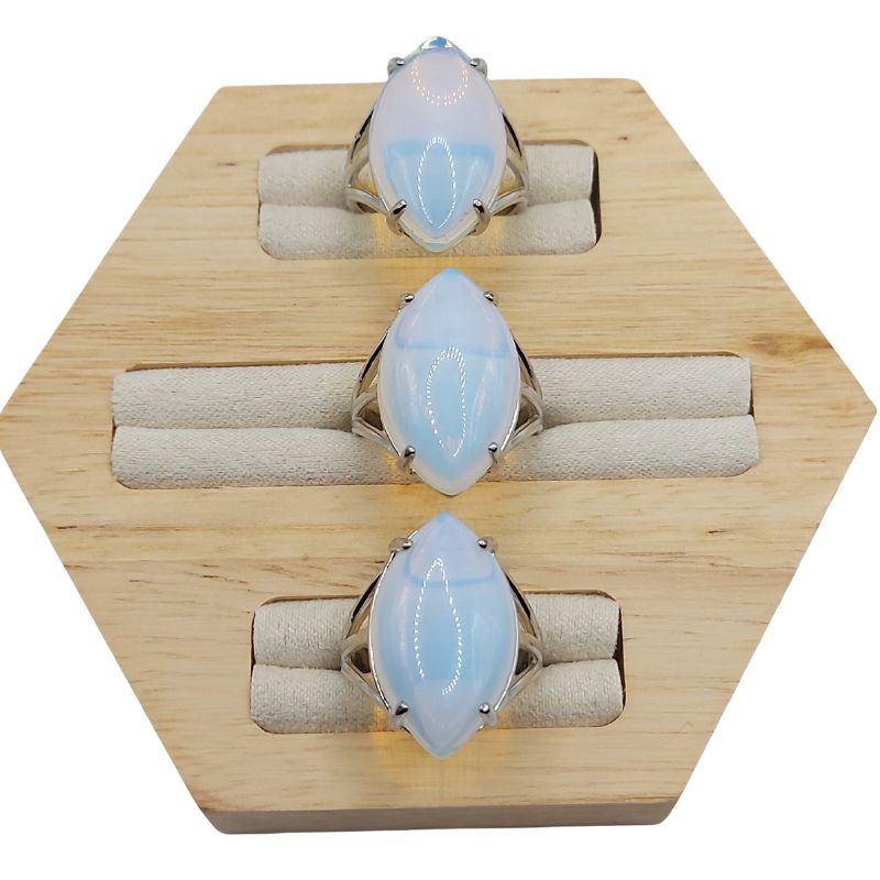 Bague marquise en Opale - Qualité A