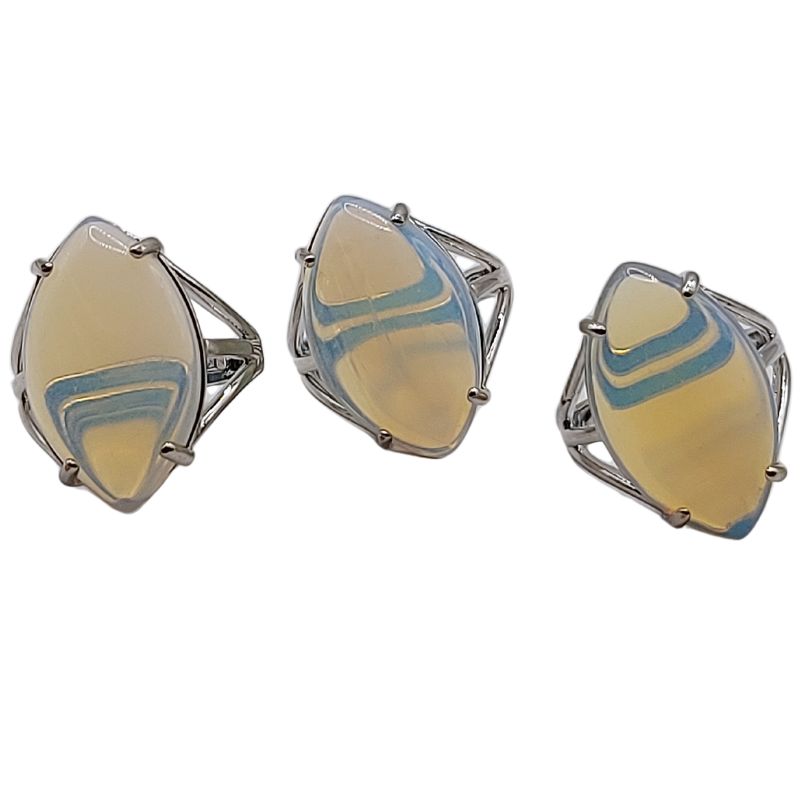 Bague marquise en Opale - Qualité A