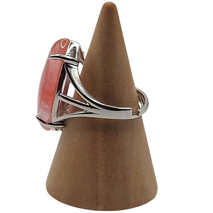 Bague marquise en Quartz Cerise - Qualité A