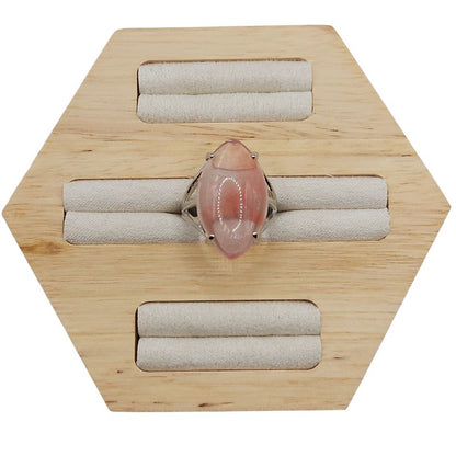 Bague marquise en Quartz Cerise - Qualité A
